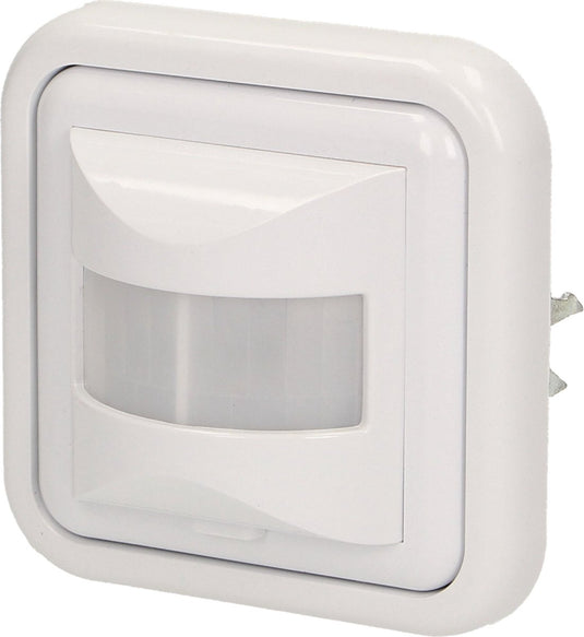 Orno bewegingssensor inbouw ip20 - pir bewegingsmelder voor binnen met detectiehoek 160° - bewegingsdetector met 3-draads aansluiting - wit
