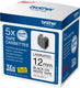 Brother tze-231m5 labelprinter-tape zwart op wit