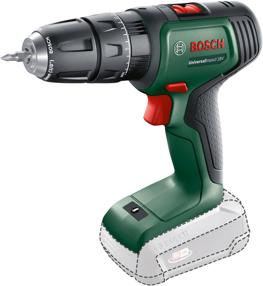 Bosch universalimpact 18 klopboorschroevendraaier - zonder 18 v accu en oplader