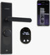 Loqed touch smart lock - slim deurslot - met smart home integratie - bridge, cilinder codetoegang - zwart