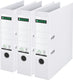 Leitz 180° ordner pp a4 - rugbreedte van 80mm - voordeelverpakking (3 stuks) - wit