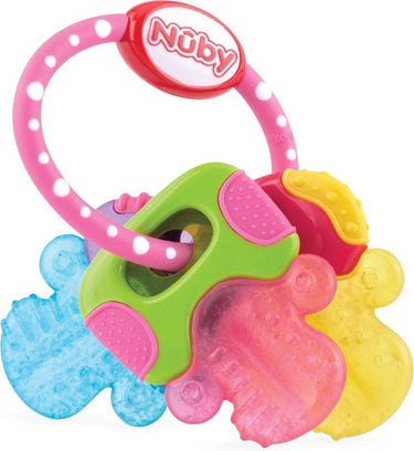Nûby - icybite koelbijtsleutels - roze - 3m+