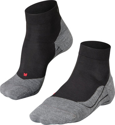 Falke ru4 short anti-blaar katoen functioneel materiaal hardloopsokken heren zwart - maat 42-43