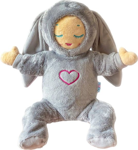 Lulla doll pyjama fluffy bunny - grey