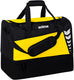 Erima six wings (large) sporttas met bodemvak - zwart geel | maat: l