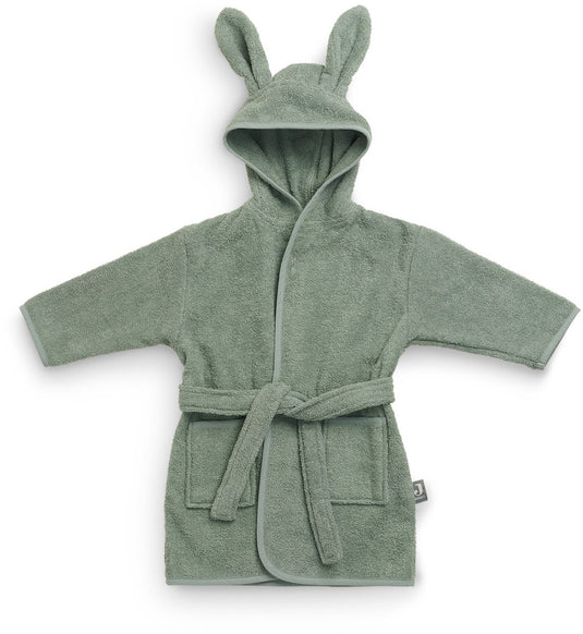 Jollein badjas 1-2 year ash green 1-2 jaar
