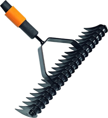 Fiskars quikfit verticuteerhark - tuingereedschap - hark opzetstuk - 370 mm