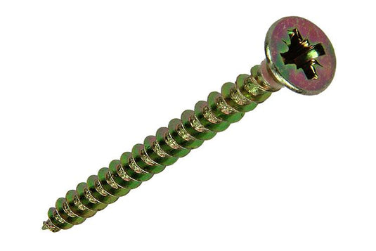 Mack 1020086 - spaanplaatschroef vz kop geelvz 200 st 3,5 x 40 mm | 5 stuks