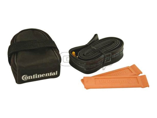 Continental zadeltas incl. binnenband 28 race frans 60mm + lichters