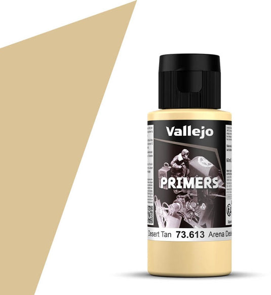 Vallejo hobbyverf acrylverf - 73613 desert tan - primer - acryl (60 ml) verf flesje - 60 ml