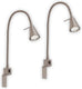 Briloner tuso - set van 2 wandlampen - bedlampen - incl. warm wit licht 3.000 k - gu10 - mat nikkel - metaal - 40.3 x 21.7 x 5.8 cm