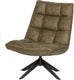 Woood jouke draaifauteuil - kunstleer - groen - 97x70x85