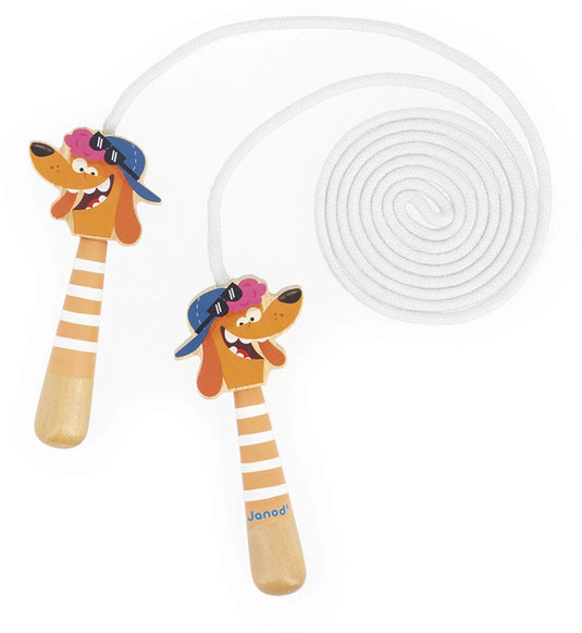Janod - applepop - springtouw hond