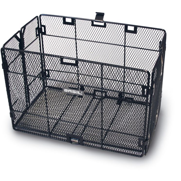 Load image into Gallery viewer, Basil Catania - fietsmand - achterop - zwart
