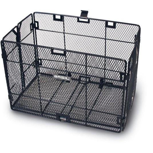 Basil Catania - fietsmand - achterop - zwart