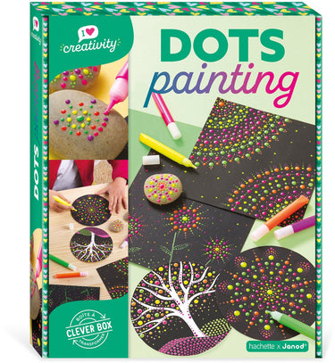 Janod - ik hou van creativiteit - stippenschilderij
