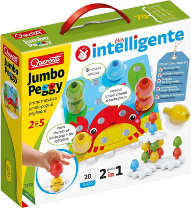 Quercetti jumbo insteek pinnen, 20dlg.