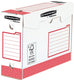 Bankers box basic archiefdozen 100mm 9,5 x 24,5 x 33 cm, rood, 20 stuks