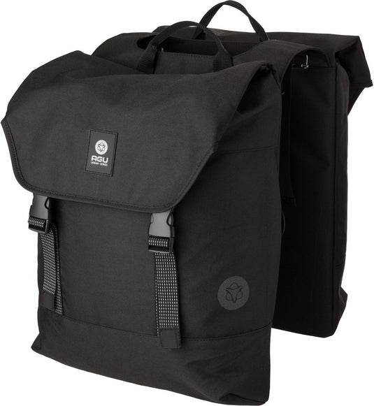 Agu dwr dubbele fietstas urban black