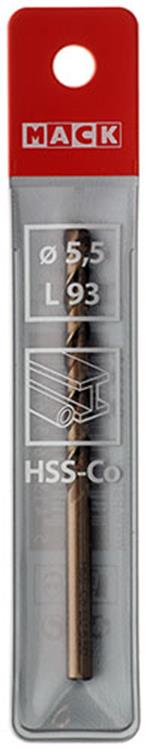 Load image into Gallery viewer, Mack 1018427 - metaalboor hss co5% din 338 ø 5,5 x 93 mm | 5 stuks
