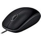 Logitech b110 silent muis (zwart, 1000 dpi)