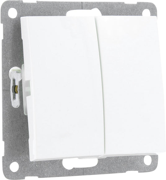 Smartwares s2 serieschakelaar - inbouw - polarwit