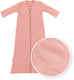 Meyco baby studio collection bow baby slaapzak met afritsbare mouwen - rose - 70cm - 2.5 tog