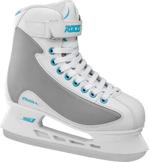 Roces – rsk 2 – ijshockeyschaatsen – schaatsen dames – wit blauw – stevige constructie rvs ijzer – maat eu 38