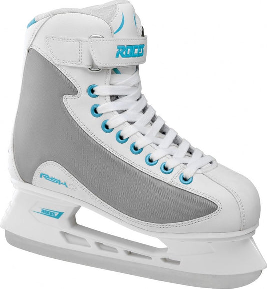Roces – rsk 2 – ijshockeyschaatsen – schaatsen dames – wit blauw – stevige constructie rvs ijzer – maat eu 38