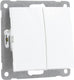 Smartwares s2 serieschakelaar - inbouw - polarwit