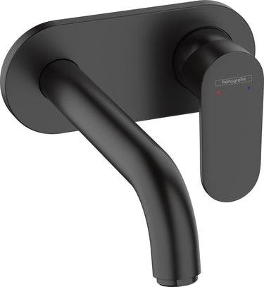 Hansgrohe vernis blend - inbouw wastafelmengkraan - ééngreeps bediening - 20,7cm maat - mat zwart