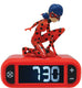 Lexibook - miraculous digitale wekker met nachtlampje snooze, klok, lichtgevende ladybug, rood - rl800mi