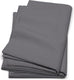 Cinderella - kussenslopen met rits - flanel - 40x80 cm - anthracite - 2 stuks