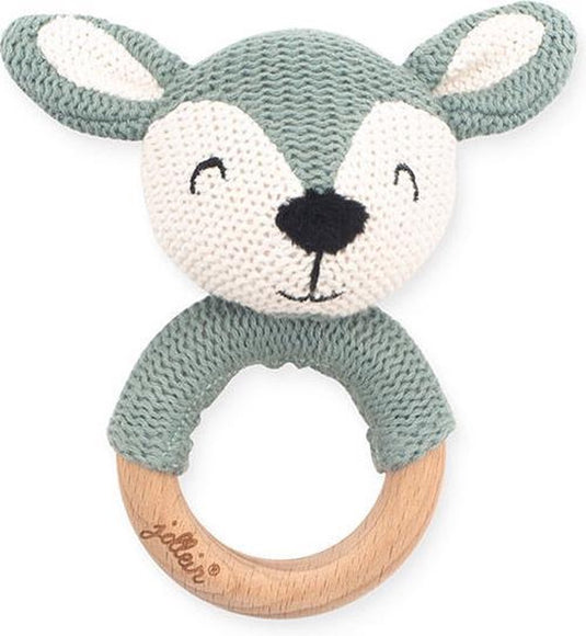 Jollein bijtring ø 7cm deer ash green
