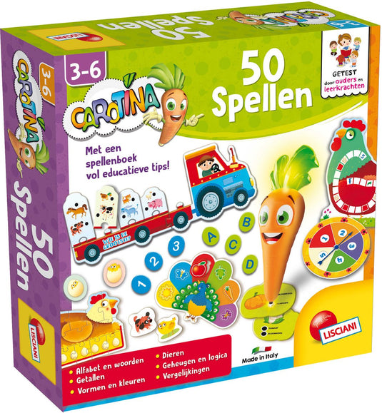 Lisciani carotina laboratorie 50 spellen
