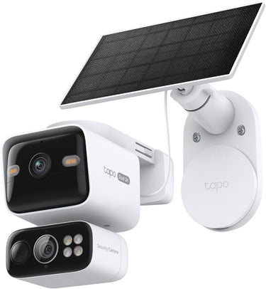 Tp-link tapo c645d kit beveiligingscamera buiten - solar - dual lens- 2k - ip65