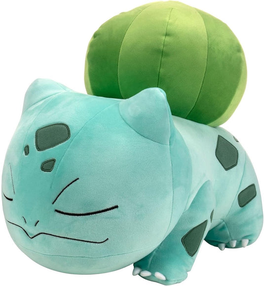 Jazwares pokémon pluche - slapende bulbasaur 45 cm