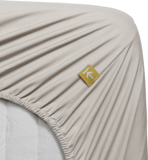 Beddinghouse - percale katoen - hoeslaken - 90x200 cm - naturel