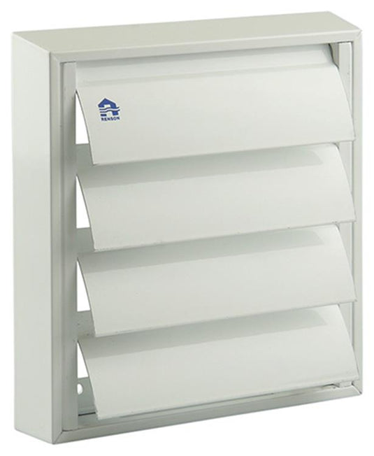 Renson 1006251 - dampkaprooster opbouw 433 alu ral 9010 173x173mm | 2 stuks