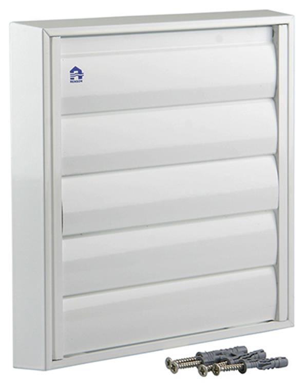 Load image into Gallery viewer, Renson 1006254 - dampkaprooster opbouw 433 alu ral 9010 210x210mm | 2 stuks
