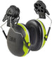 Merkloos sans marque 3m peltor x4p3 gehoorkappen met helmbevestiging hi-viz