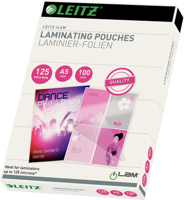 Leitz - lamineerhoezen - a5 - 125 micron - 100 stuks