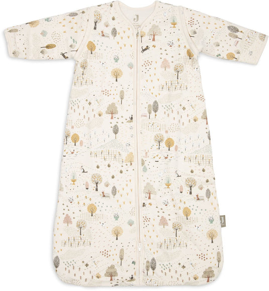 Jollein slaapzak baby met afristbare mouw 110cm - tiny park