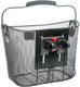 Burgers - new looxs newlooxs toscane klickfix - afneembare fietsmand - stuur - 19 liter - staal - zwart