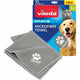 Vileda petpro microvezelhanddoek xl - absorberend en sneldrogend - honingraatstructuur - maat xl