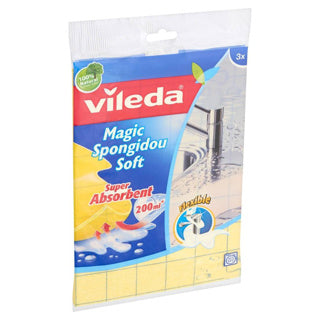 Vileda spongidou magic sponsdoek 3 stuks | 6 stuks