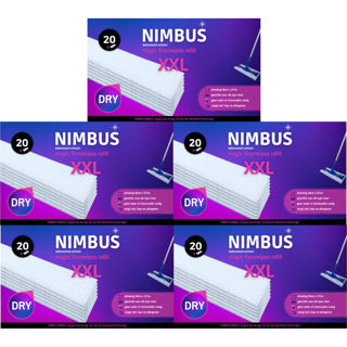 Nimbus magic vloerdoekjes xxl navulling 100 stuks