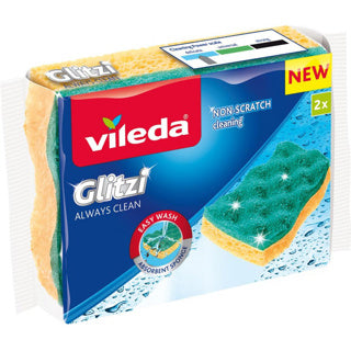 Vileda glitzi always clean x2 | 4 stuks