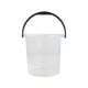 Emmer transparant 10 liter | 3 stuks