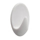 Tiger baseline plakhaak ovaal m wit kunststof set a 4 stuks 15x53x35mm